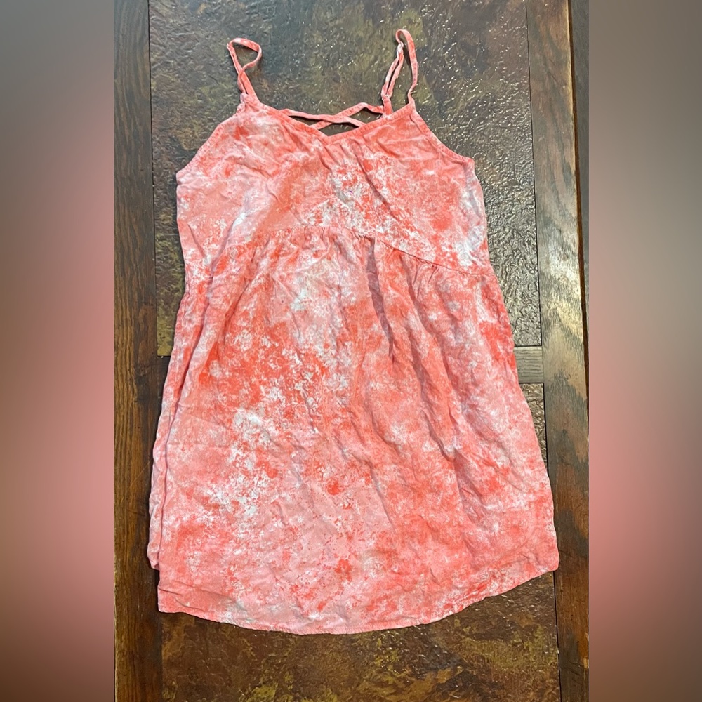Wild Fable Pink Tie-Dye Short Flowy Dress
